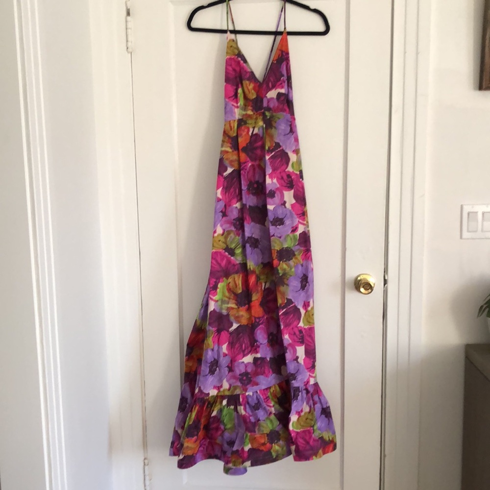 Plenty By Tracy Reese V-Neck Floral Maxi Dress - Picture 4 of 5
